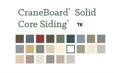 CraneBoard Solid Core Vinyl Siding Colors